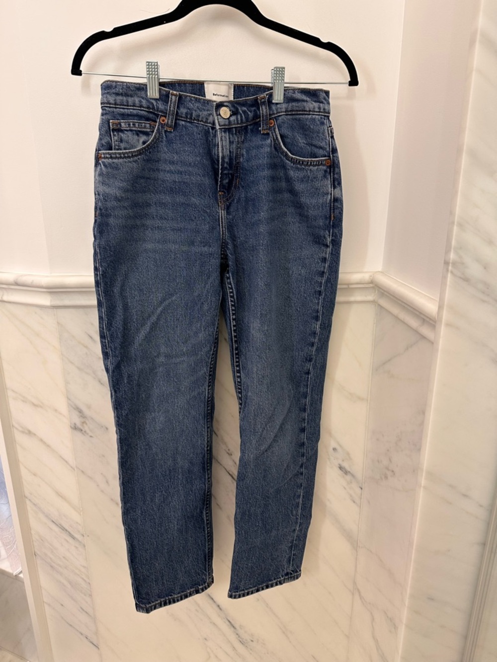 Reformation Low-rise Jeans - Blue